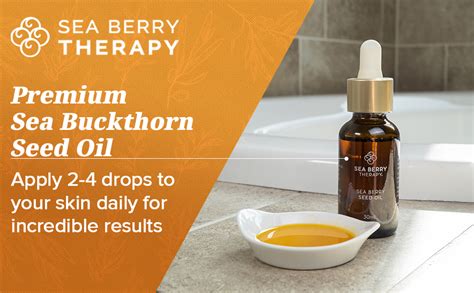 Sea Berry Therapy Premium Himalayan Sea Buckthorn Seed Oil Usda