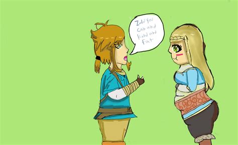 Zelda You Of Kind Fat By Pitwithabow On Deviantart