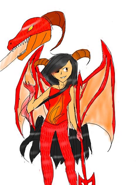 Dragon Girl By Omgartlover On Deviantart