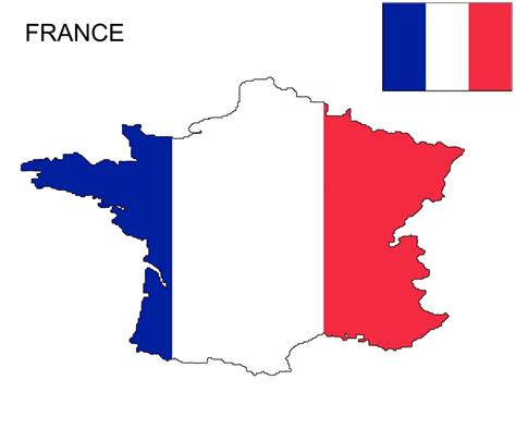 The used colors in the flag are blue, red, white. France Flag Map and Meaning | Mappr