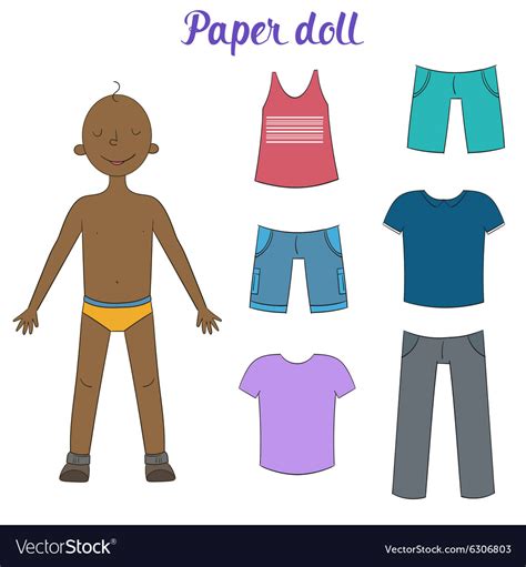 Boy Paper Doll Clothes