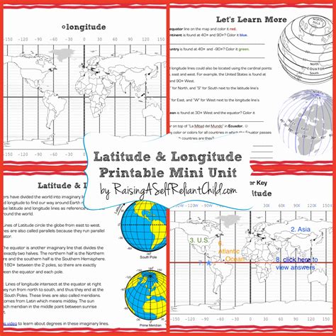 Give your students blank charts and free longitude and latitude worksheets for students to analyze while you teach. Pincm Petree On The Wisdom Around Me | Map Skills, Social ...