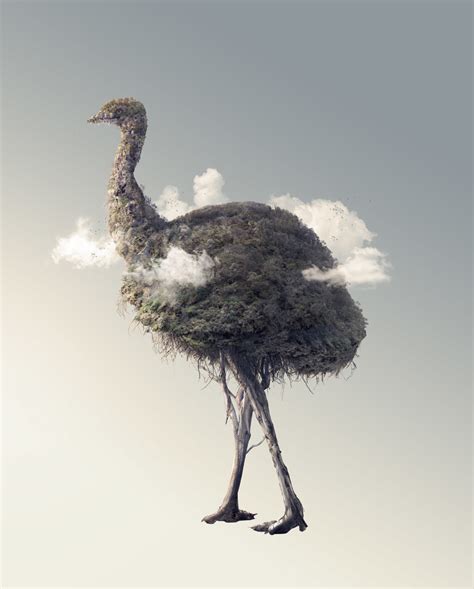 Terraform Fantastical Creatures Made Out Of Natures Elements By