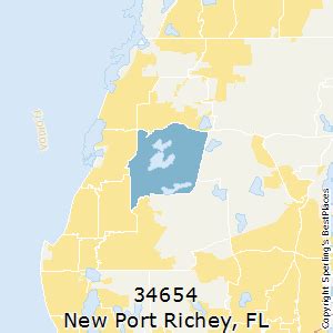 Port Richey Zip Code Map United States Map