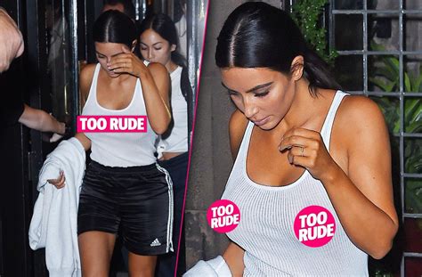 Kim Kardashian Goes Braless In Shorts Heels Amid Drug Rumors