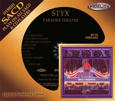 Styx Paradise Theater 2014 Sacd Discogs