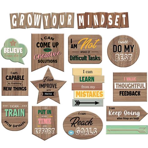 Buy Home Sweet Growth Mindset Classroom Decorations Grow Your Mindset Bulletin Board Set
