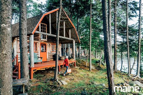 Moosehead lake is located in the maine highlands, just three hours north of portland and two hours from the state capital of augusta. Cabin on Moosehead Lake, Maine | House in the woods, Lake ...