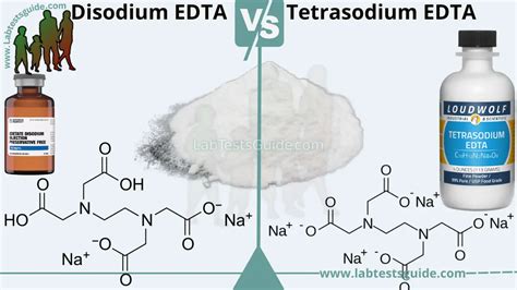 Difference Between Disodium Edta And Tetrasodium Edta Lab Tests Guide