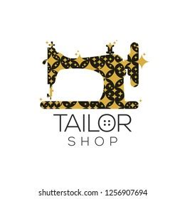 Tailor Vector Logo Sewing Machine Logo Stock Vector Royalty Free