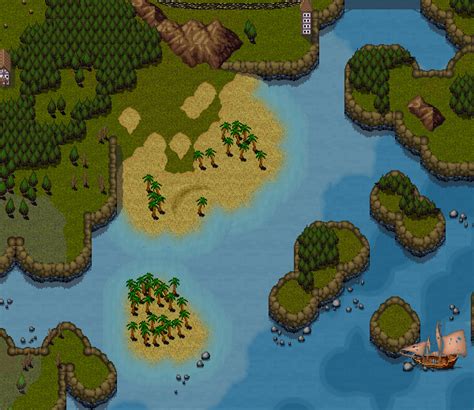 Xp This Is The Best World Map Tileset Ever ゲームデザイン ゲームアート 地図 ゲーム
