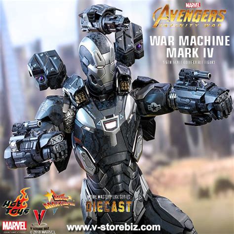 Hot Toys Mms499d26 Avengers Infinity War War Machine Mark Iv V Store