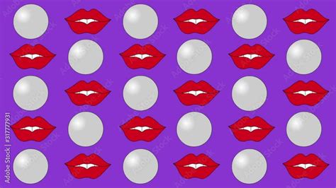 Lips Gum Backgrounds Animation Animated Backgrounds With Lips And Gum