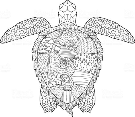 Adult Mandala Coloring Pages Turtle Coloring Pages