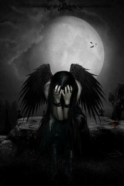 Dark Fantasy Art Dark Gothic Art Fantasy Kunst Dark Angels Angels And Demons Fallen Angels