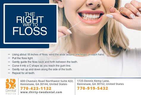 Flossing Once A Day Helps Eliminate Trapped Food Particles That Can Lead To Plaque Buildup For