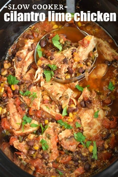 Jump to recipe print recipe. Slow Cooker Cilantro Lime Chicken Recipe - Freezer Meal Idea