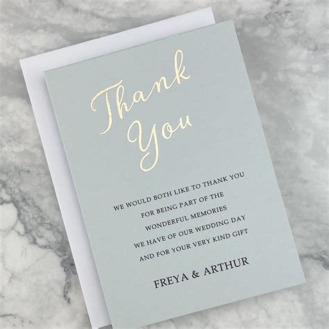 Thank You Card Wording