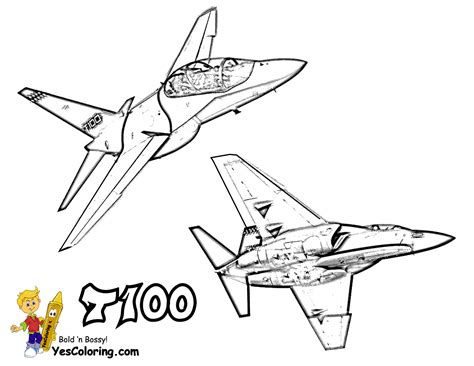I made the coloring page of airplane. Super Mach Airplane Coloring Pages | Jets | Free ...