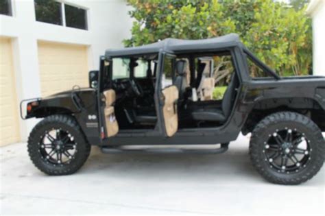 Buy Used Exotic 2000 Hummer H1 Convertible Customized