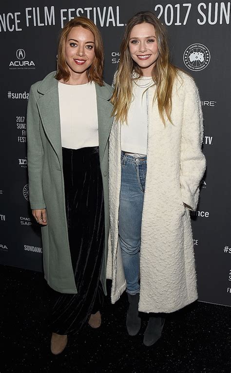 Aubrey Plaza And Elizabeth Olsen From 2017 Sundance Film Festival Star