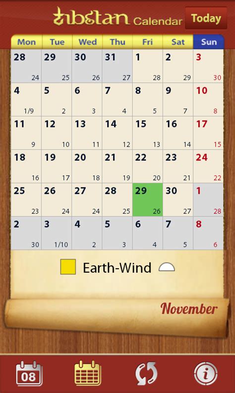 Tibetan Calendar Apps And Games