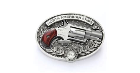 North American Arms Mini 22 Lr Western Belt Buckle For Sale