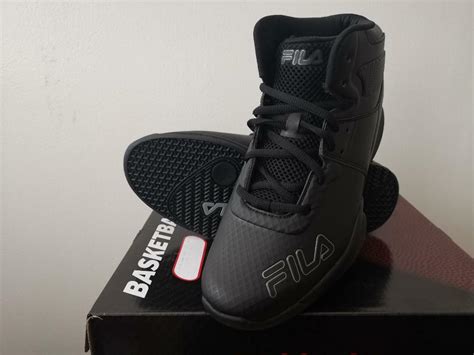 New Mens Fila Breakaway 10 Basketball Shoes Sneakers Black Limited