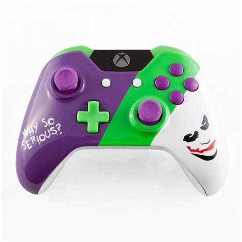 Custom Why So Serious Joker Themed Xbox One Ps4 Controller Custom