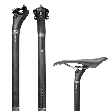 tija de sillín de carbono para bicicleta de montaña y carretera tubo de sillín de 27 2 30 8 31