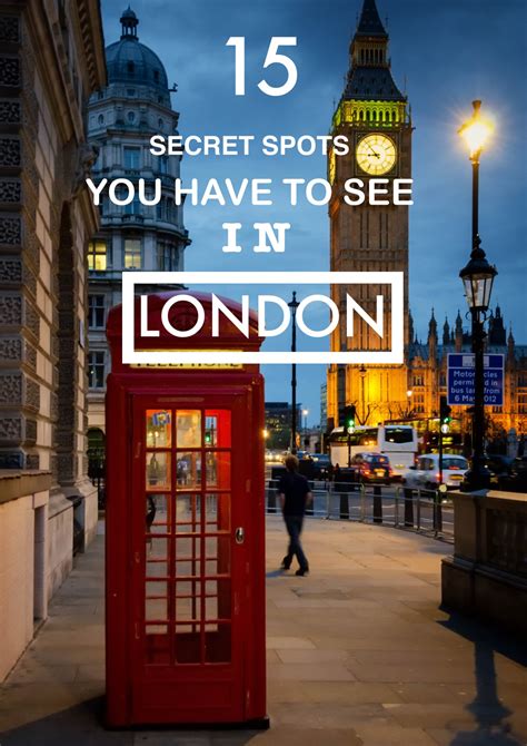 15 Amazing Secret Spots You Have To See In London Hand Luggage Only