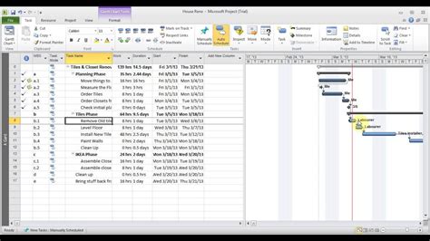 Microsoft Project 20102013 Pt 4 Advanced Formatting And Views Youtube