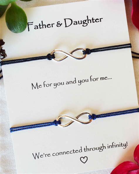 Father Daughter Bracelets Father Daughter Matching Etsy