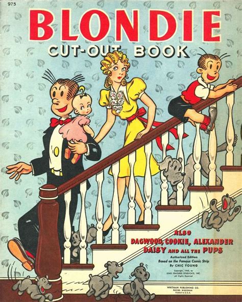 Vintge 1943 Blondie Stair Paper Doll Laser Reproductin~lo Price~org