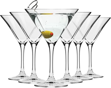 Krosno Martini Cocktail Glasses Drinking Set Set Of 6 150 Ml Elite Collection Perfect