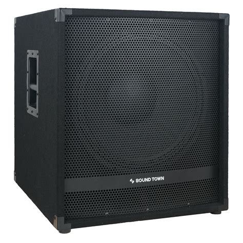Sound Town 2400 Watts 18 Powered Subwoofer With High Pass Filter