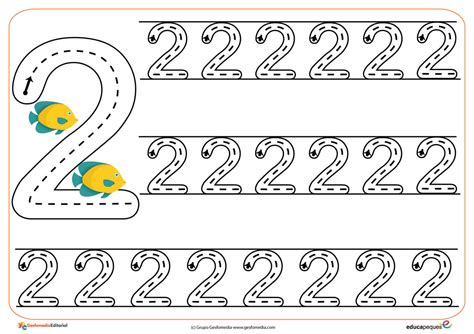 Grafomotricidad Con Números El Portal De Educapeques