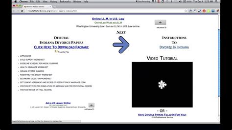 Free Indiana Divorce Papers and Forms - YouTube