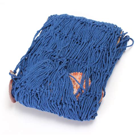 Great savings & free delivery / collection on many items. Mediterranean Style Decorative Fish Net With Shells Blue ...