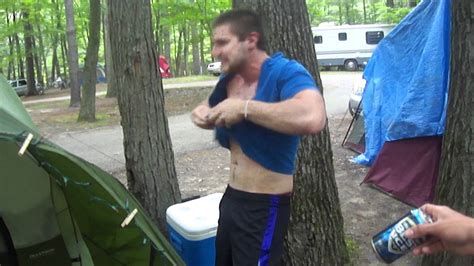 How Real Men Act On Camping Trips Youtube