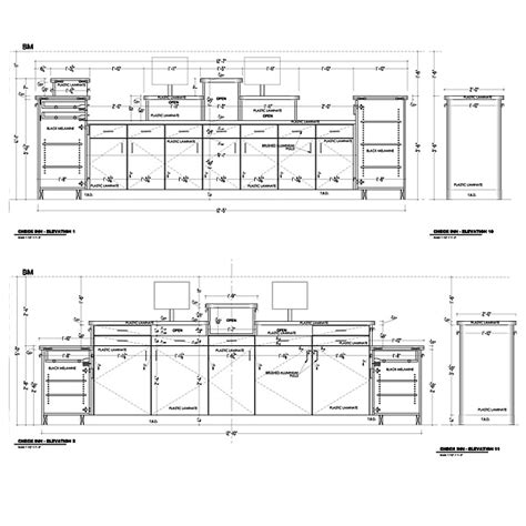 Overstock.com has been visited by 1m+ users in the past month Cabinets Shop Drawings for Bar Restaurant (simplified)