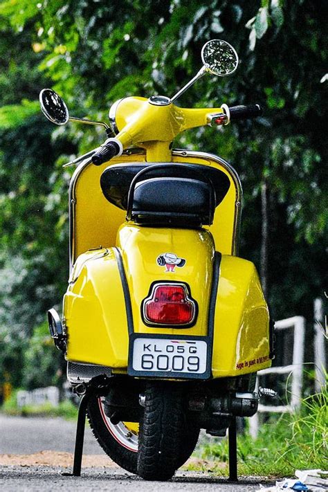 It ruled over the indian market for over three decades. Modified Bajaj Chetak Scooter in Bumblebee Yellow - ModifiedX