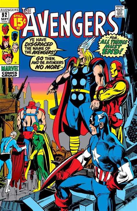 Avengers 92 Review Sep 1971 All Things Must End