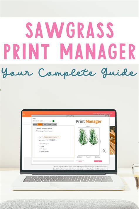 How to Use the Sawgrass Print Manager - Patabook Home Improvements