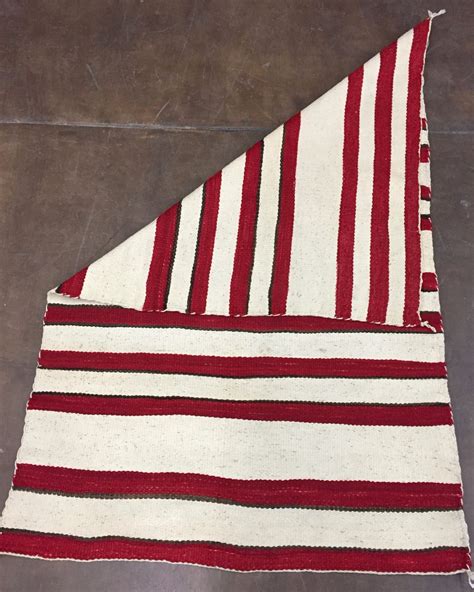 Antique Navajo Serape Blanket Textile