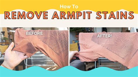 How To Remove Armpit Stains From Shirts Diy Laundry Hack Youtube
