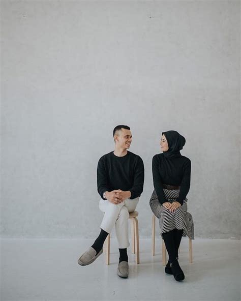 Prewedding Hijab Konsep Prewed Casual Studio Foto Candid Kekinian