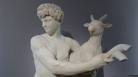 Statue Of Faun With Little Goat Statue De Faune Au Chevreau Paris
