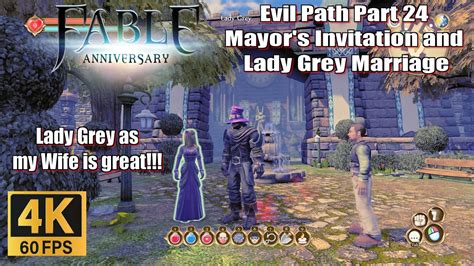 Fable Anniversary Evil Path Part 24 Mayor S Invitation And Lady Grey
