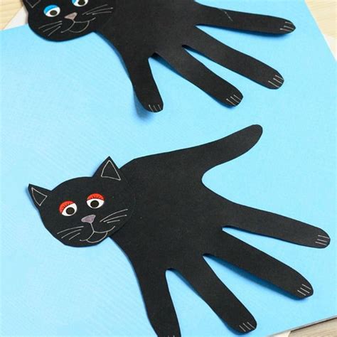 25 Curiously Cute Cat Crafts For Kids Halloween Crafts For Kids